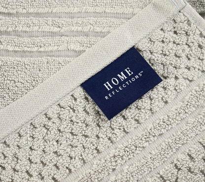 12-Piece 100% Cotton Towel Set Solid & Textured
